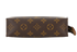 Louis Vuitton Toiletry 19, £350, Accessories, Brown, Canvas, Top view